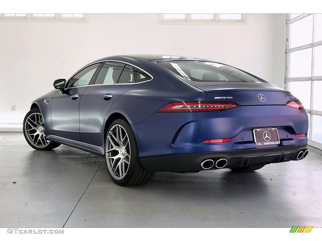 2020 AMG GT 53 - designo Brilliant Blue Magno (Matte) / Saddle Brown photo #2
