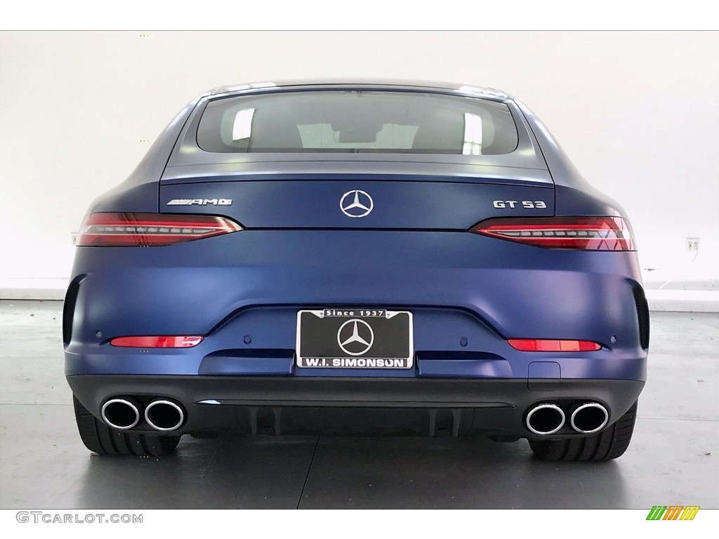 2020 AMG GT 53 - designo Brilliant Blue Magno (Matte) / Saddle Brown photo #3