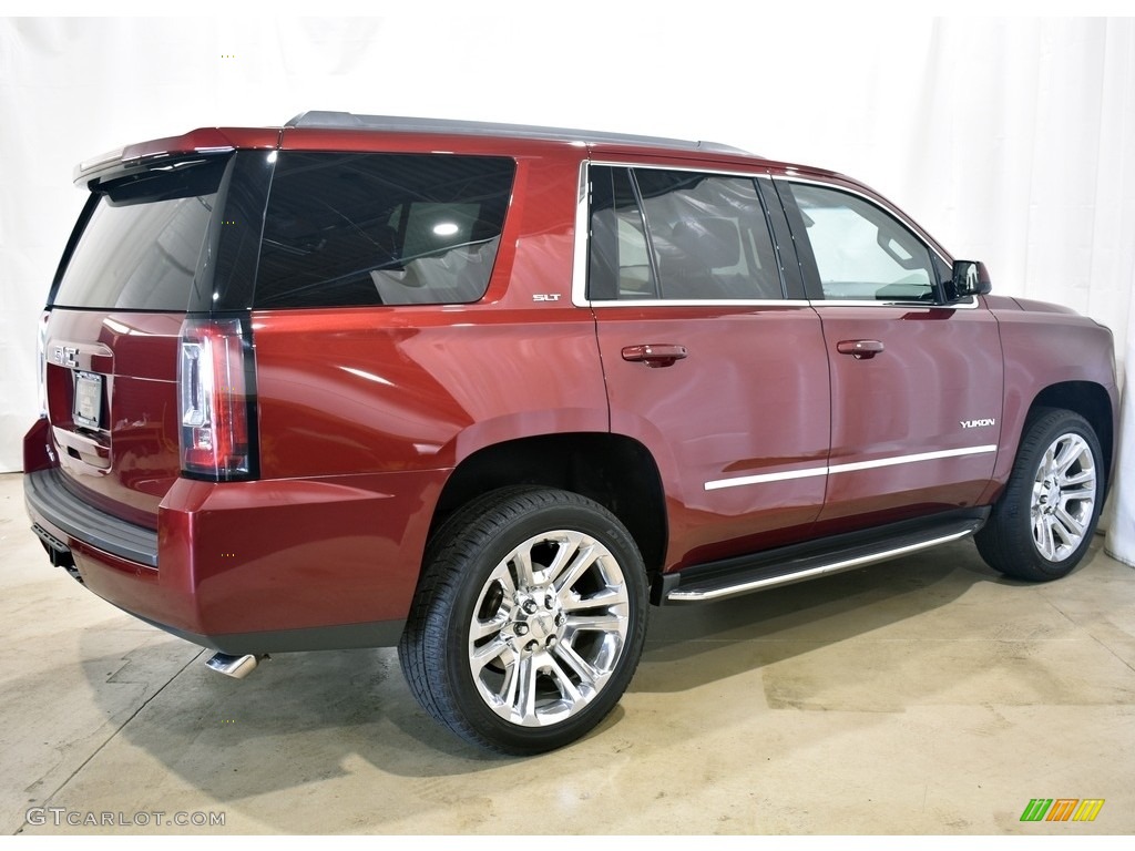 2017 Yukon SLT 4WD - Crimson Red Tintcoat / Jet Black photo #2