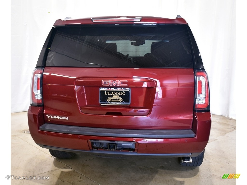 2017 Yukon SLT 4WD - Crimson Red Tintcoat / Jet Black photo #3