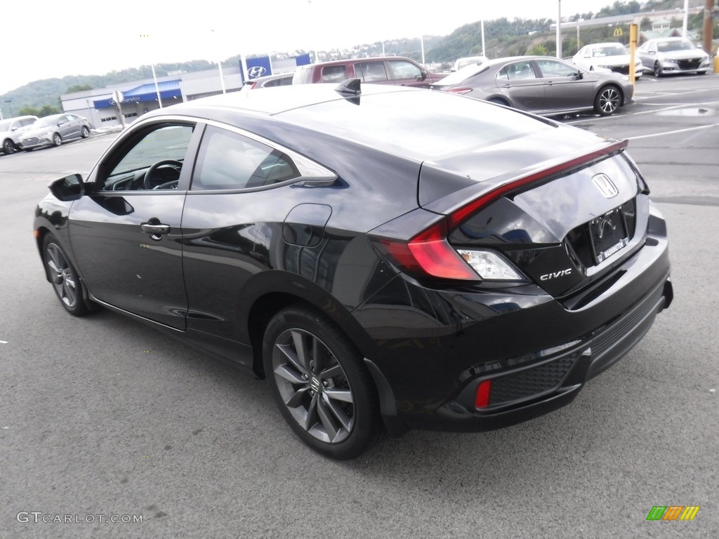 2019 Civic EX Coupe - Crystal Black Pearl / Black photo #8