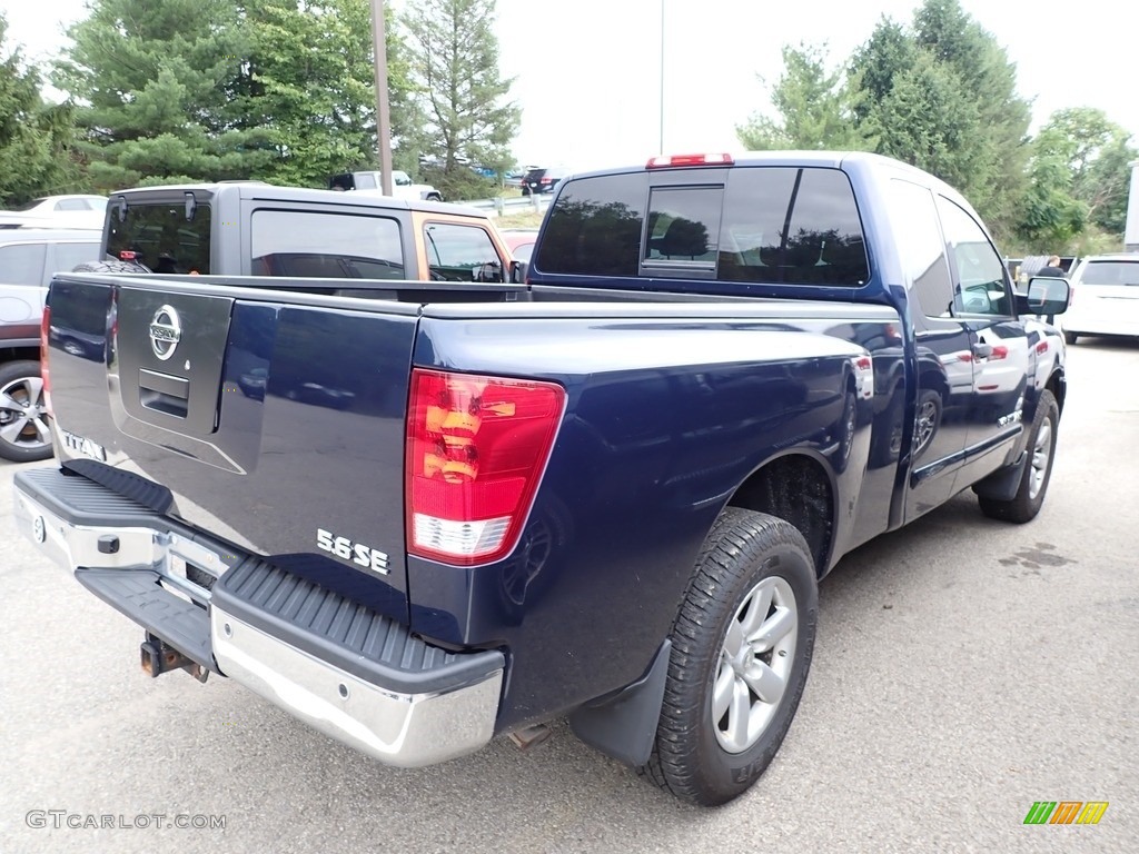 Navy Blue Metallic 2010 Nissan Titan SE King Cab 4x4 Exterior Photo #139409057