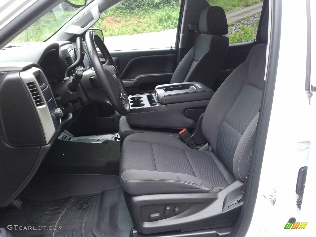 Jet Black Interior 2018 Chevrolet Silverado 1500 LT Double Cab Photo #139409162