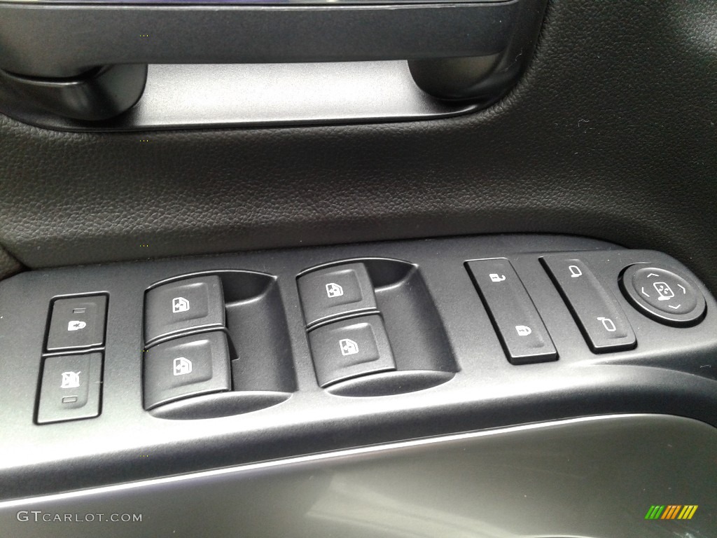 2018 Chevrolet Silverado 1500 LT Double Cab Jet Black Door Panel Photo #139409186