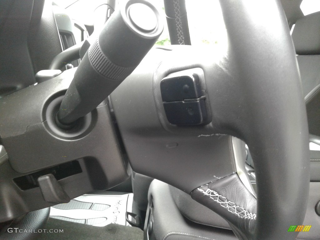 2018 Chevrolet Silverado 1500 LT Double Cab Jet Black Steering Wheel Photo #139409213