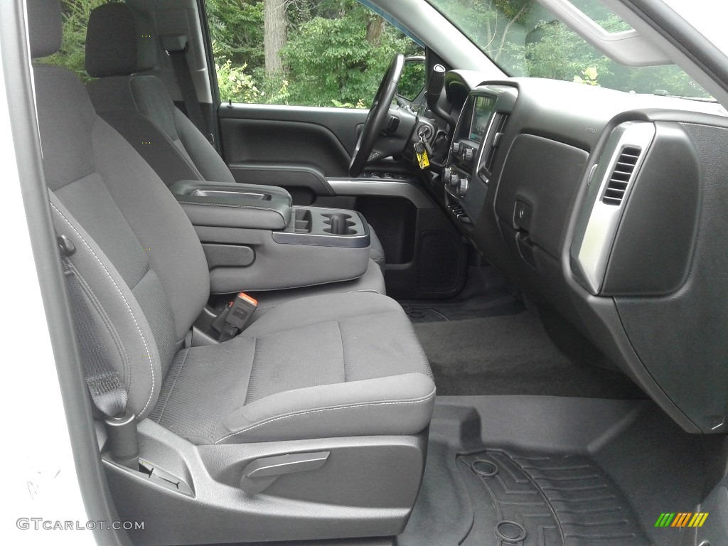 Jet Black Interior 2018 Chevrolet Silverado 1500 LT Double Cab Photo #139409342