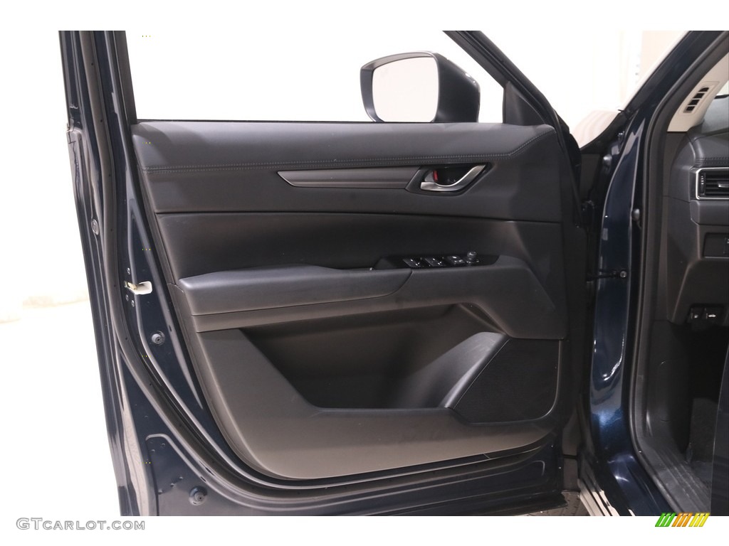 2018 CX-5 Touring AWD - Deep Crystal Blue Mica / Black photo #4