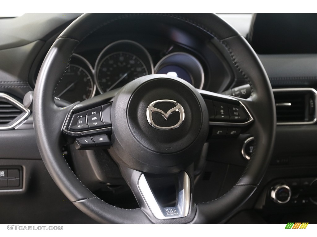 2018 CX-5 Touring AWD - Deep Crystal Blue Mica / Black photo #6