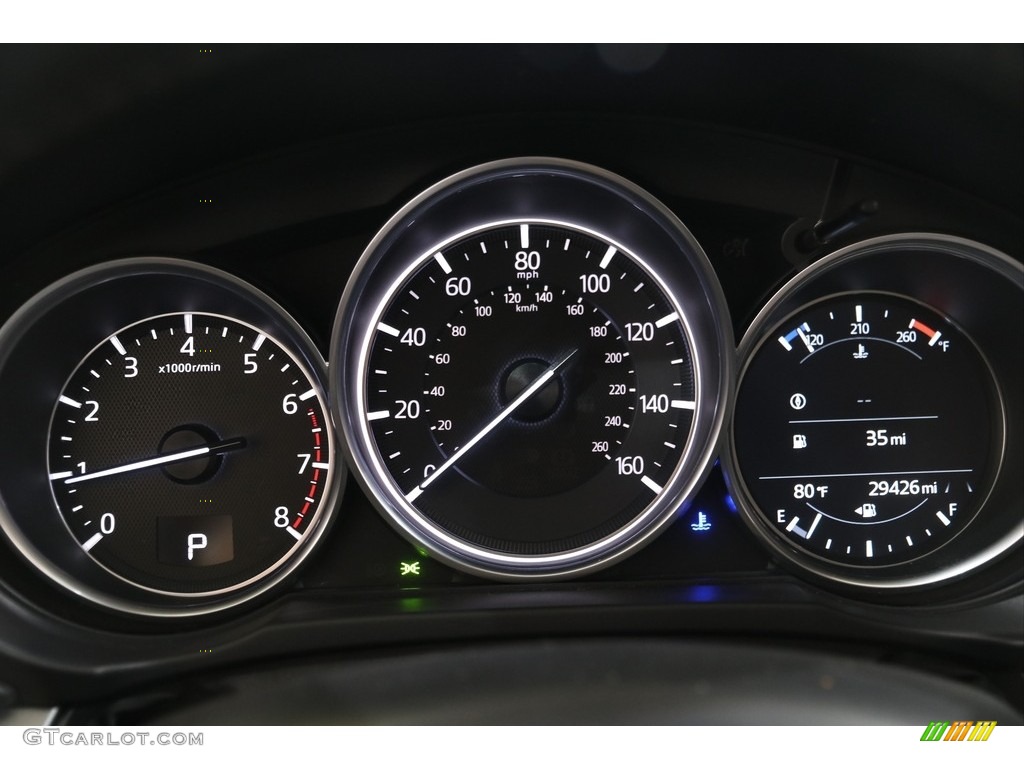 2018 CX-5 Touring AWD - Deep Crystal Blue Mica / Black photo #7