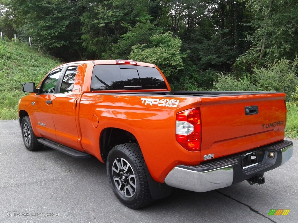 Inferno Orange 2016 Toyota Tundra SR5 Double Cab 4x4 Exterior Photo #139410662