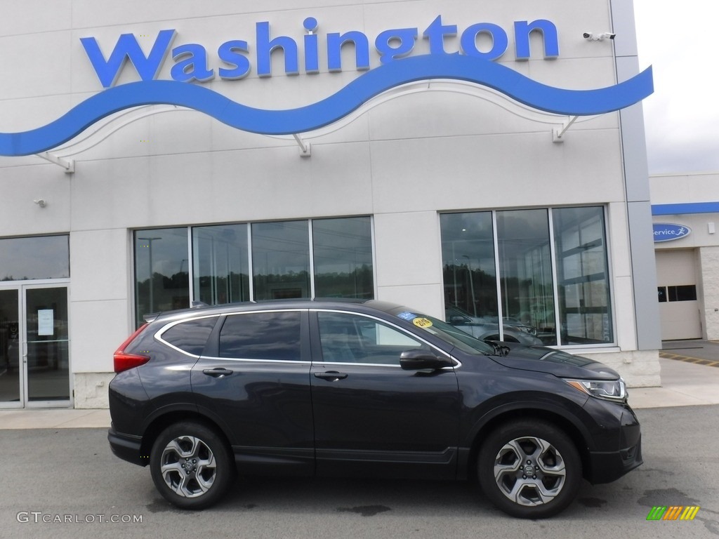 2018 CR-V EX-L AWD - Gunmetal Metallic / Gray photo #2