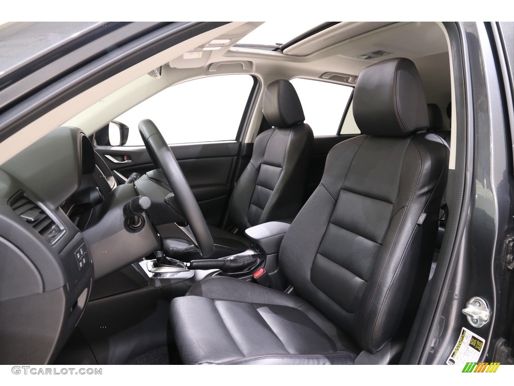 Black Interior 2015 Mazda CX-5 Grand Touring AWD Photo #139411076