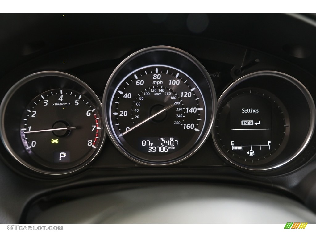2015 Mazda CX-5 Grand Touring AWD Gauges Photo #139411121