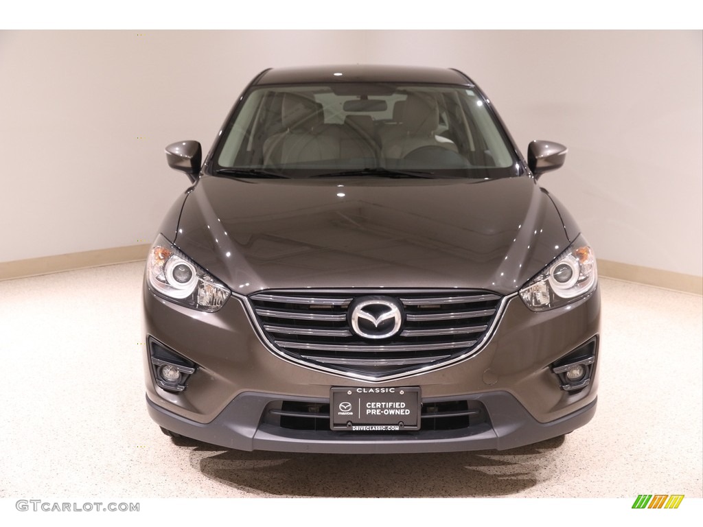 2016 CX-5 Touring AWD - Titanium Flash Mica / Black photo #2