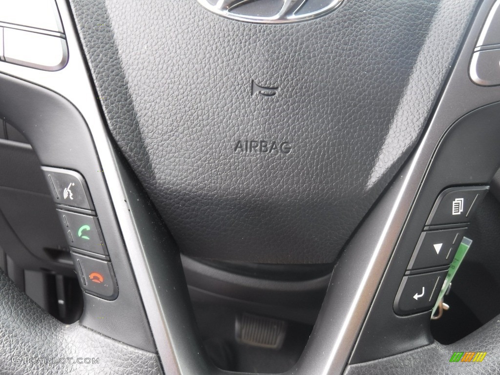 2016 Hyundai Santa Fe Sport AWD Gray Steering Wheel Photo #139411560