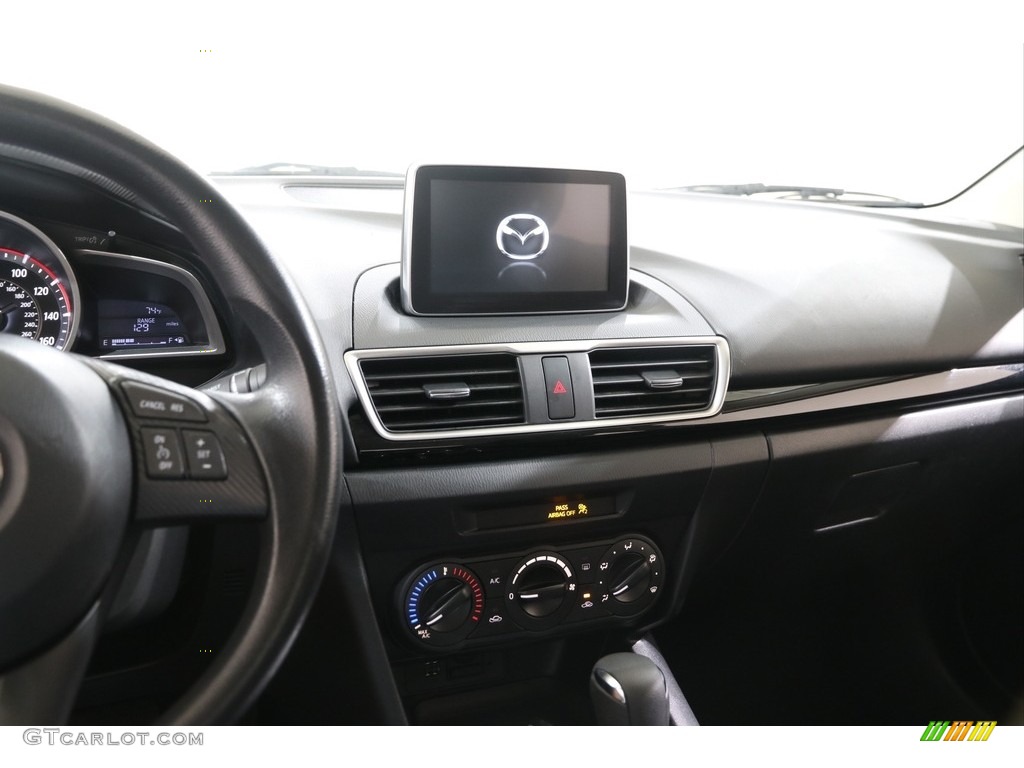 2016 Mazda MAZDA3 i Sport 4 Door Black Dashboard Photo #139411877