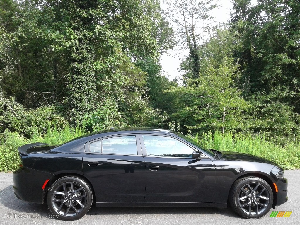 Pitch Black 2019 Dodge Charger SXT Exterior Photo #139412681