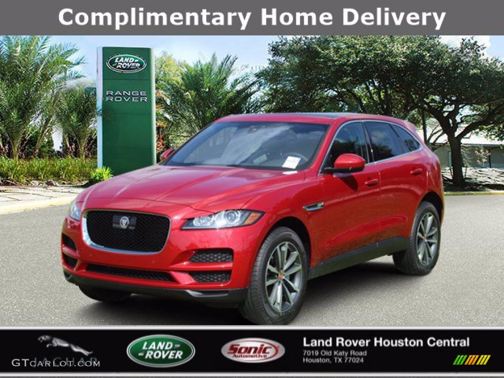 2020 F-PACE 25t Prestige - Firenze Red Metallic / Ebony photo #1