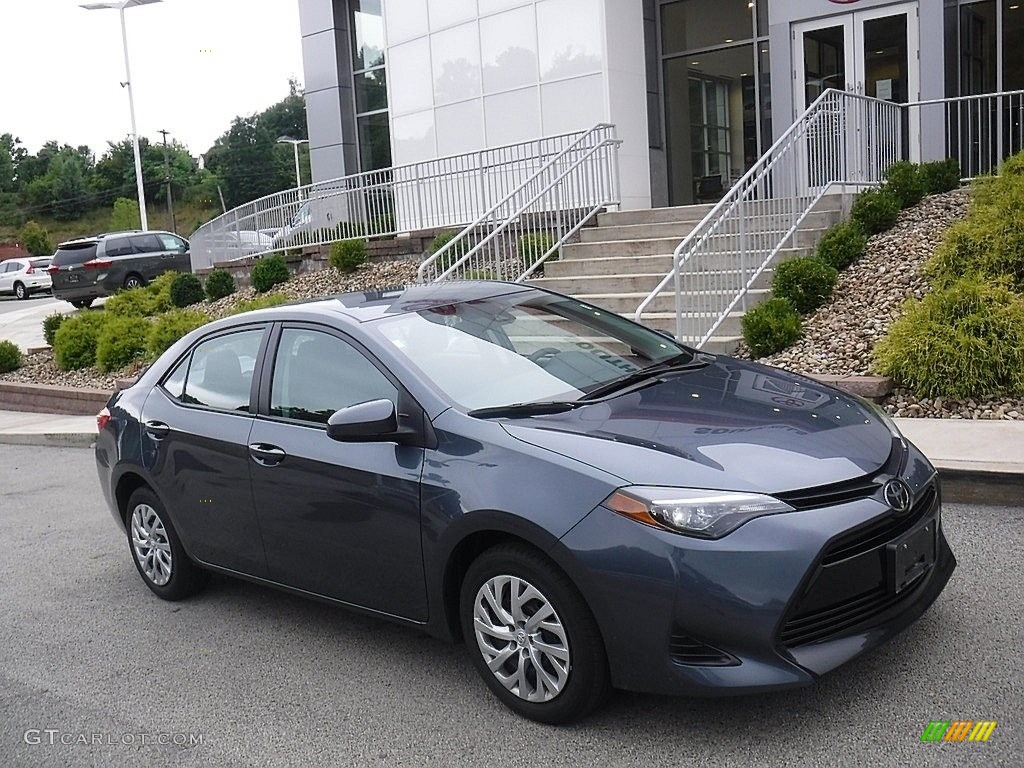 2019 Corolla LE - Slate Metallic / Ash/Dark Gray photo #1