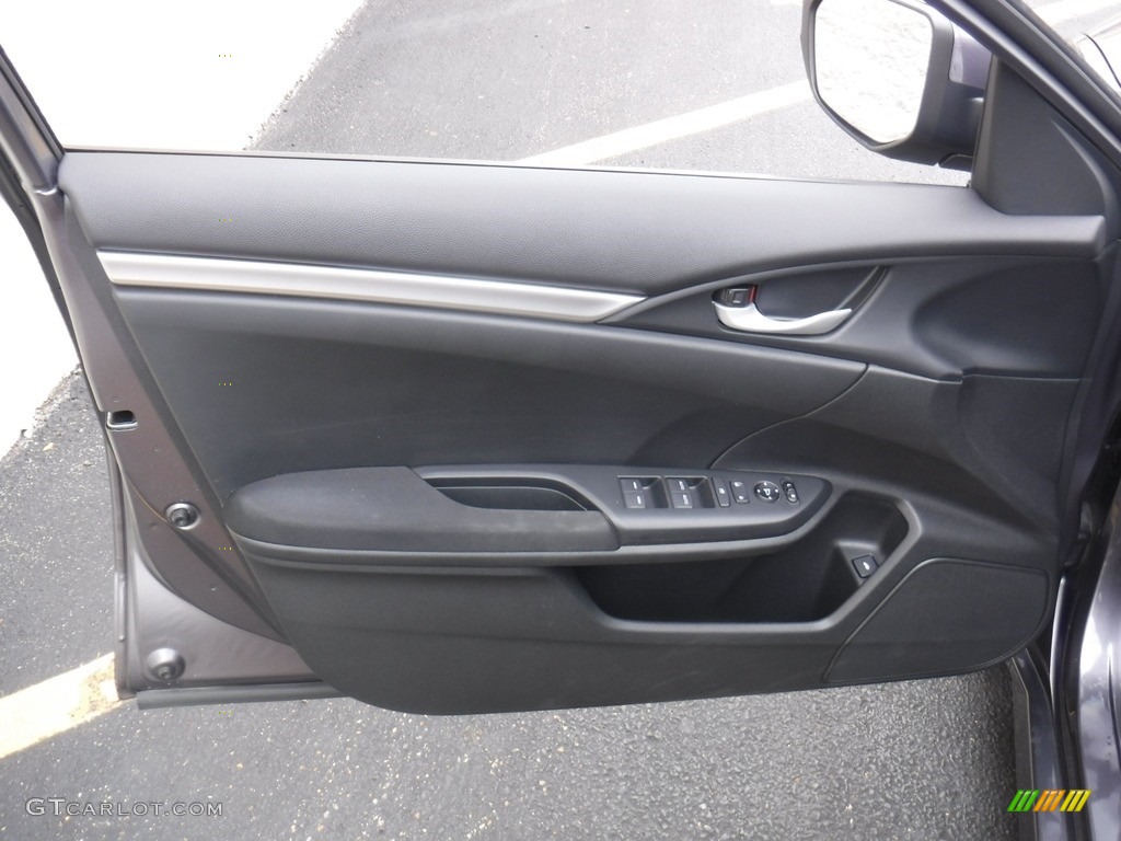 2017 Honda Civic LX Sedan Gray Door Panel Photo #139413988