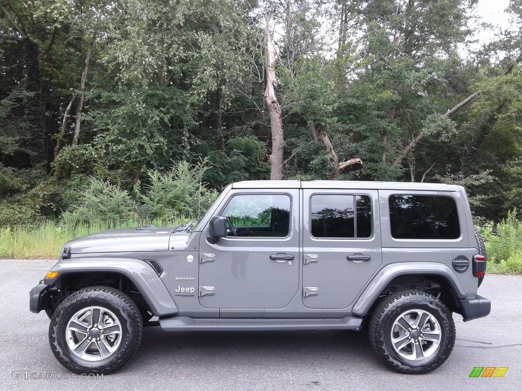 Sting-Gray 2020 Jeep Wrangler Unlimited Sahara 4x4 Exterior Photo #139415698
