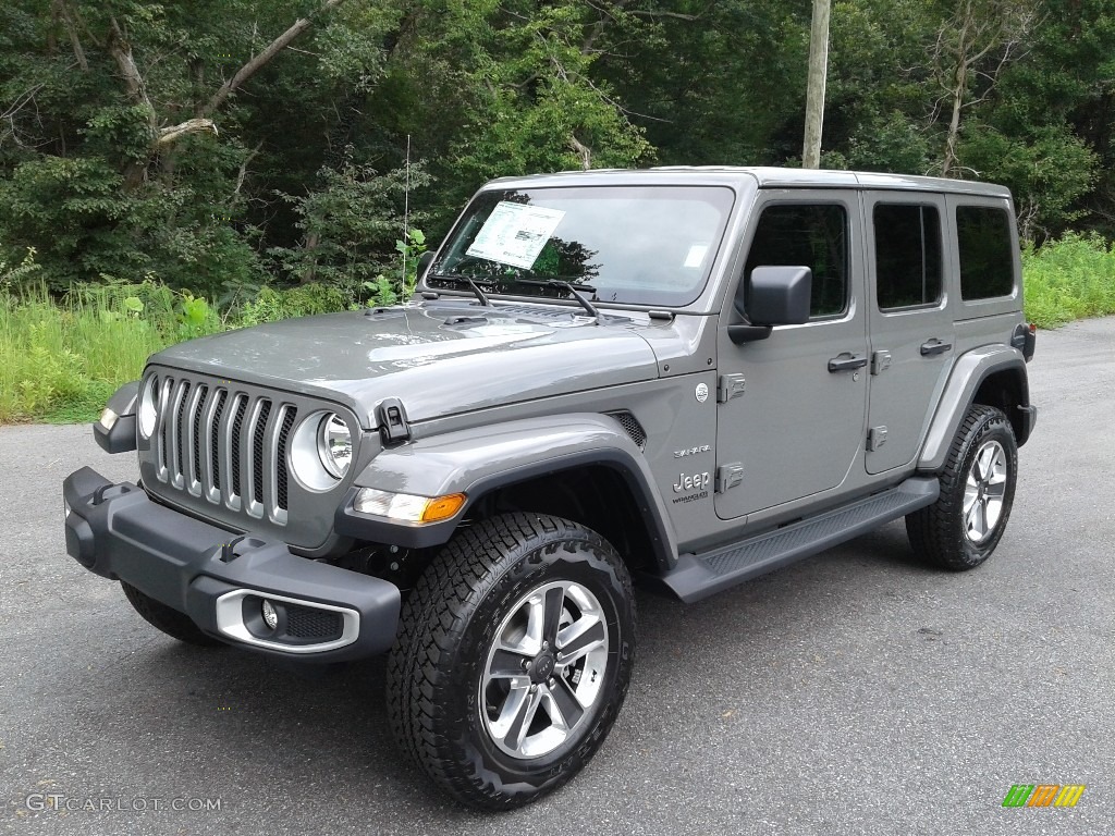 Sting-Gray 2020 Jeep Wrangler Unlimited Sahara 4x4 Exterior Photo #139415723