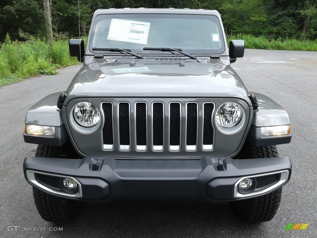 2020 Wrangler Unlimited Sahara 4x4 - Sting-Gray / Black photo #3