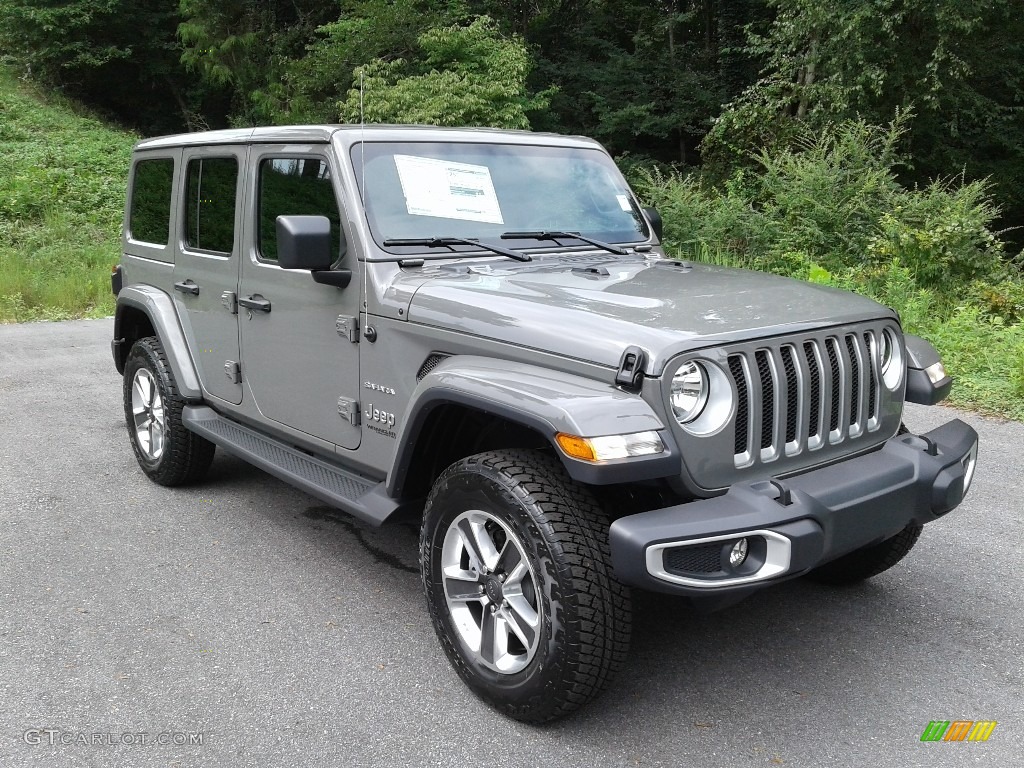 Sting-Gray 2020 Jeep Wrangler Unlimited Sahara 4x4 Exterior Photo #139415765