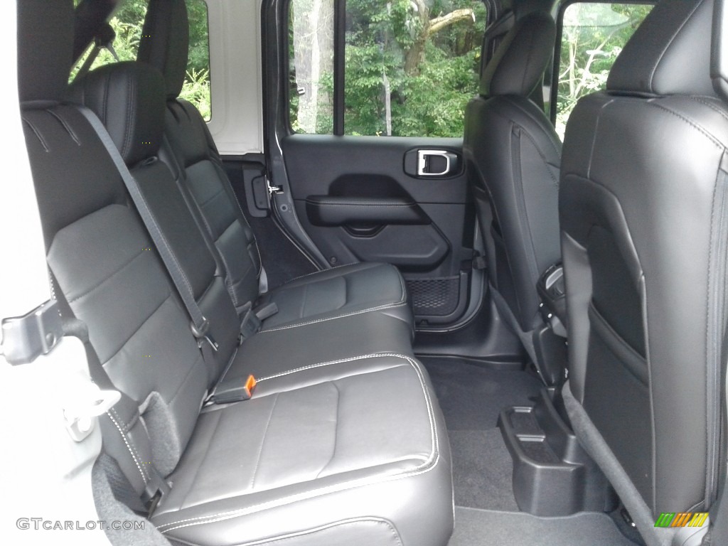 Black Interior 2020 Jeep Wrangler Unlimited Sahara 4x4 Photo #139416092