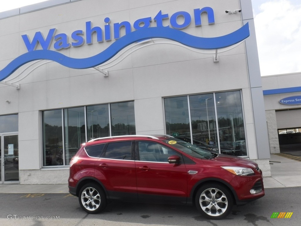 2014 Escape Titanium 2.0L EcoBoost 4WD - Ruby Red / Charcoal Black photo #2