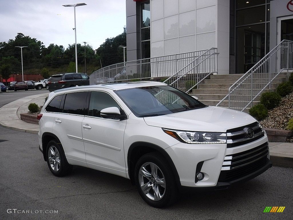 Blizzard White Pearl 2017 Toyota Highlander Limited AWD Exterior Photo #139417580