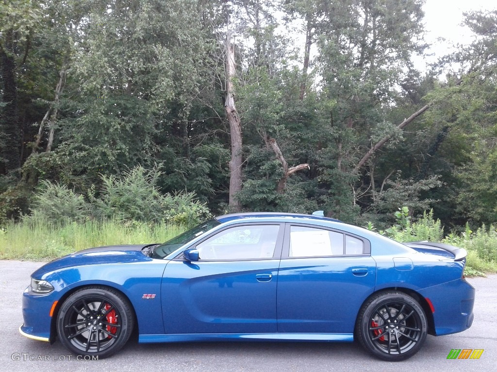 2020 Charger Scat Pack - IndiGo Blue / Black/Ruby Red photo #1