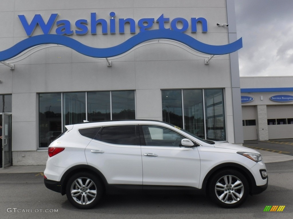 Frost White Pearl 2014 Hyundai Santa Fe Sport 2.0T AWD Exterior Photo #139417952