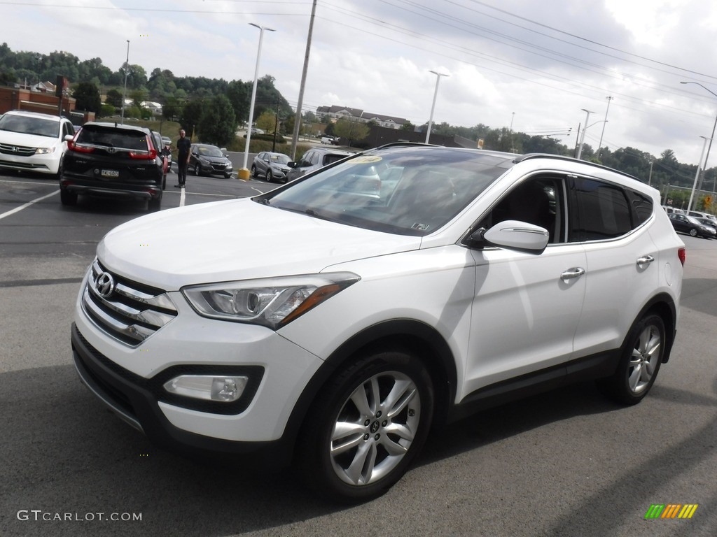 Frost White Pearl 2014 Hyundai Santa Fe Sport 2.0T AWD Exterior Photo #139418024