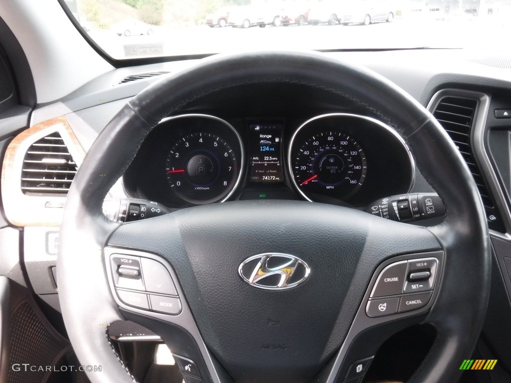 2014 Hyundai Santa Fe Sport 2.0T AWD Beige Steering Wheel Photo #139418381
