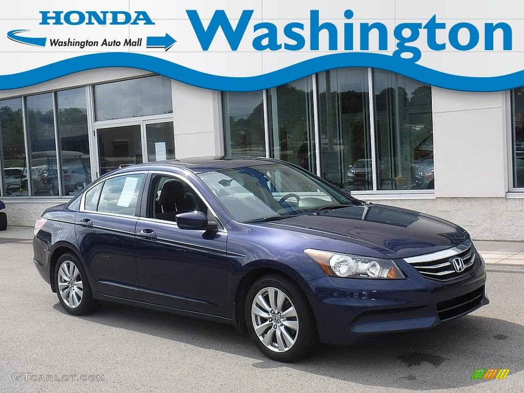 2011 Accord EX Sedan - Royal Blue Pearl / Gray photo #1