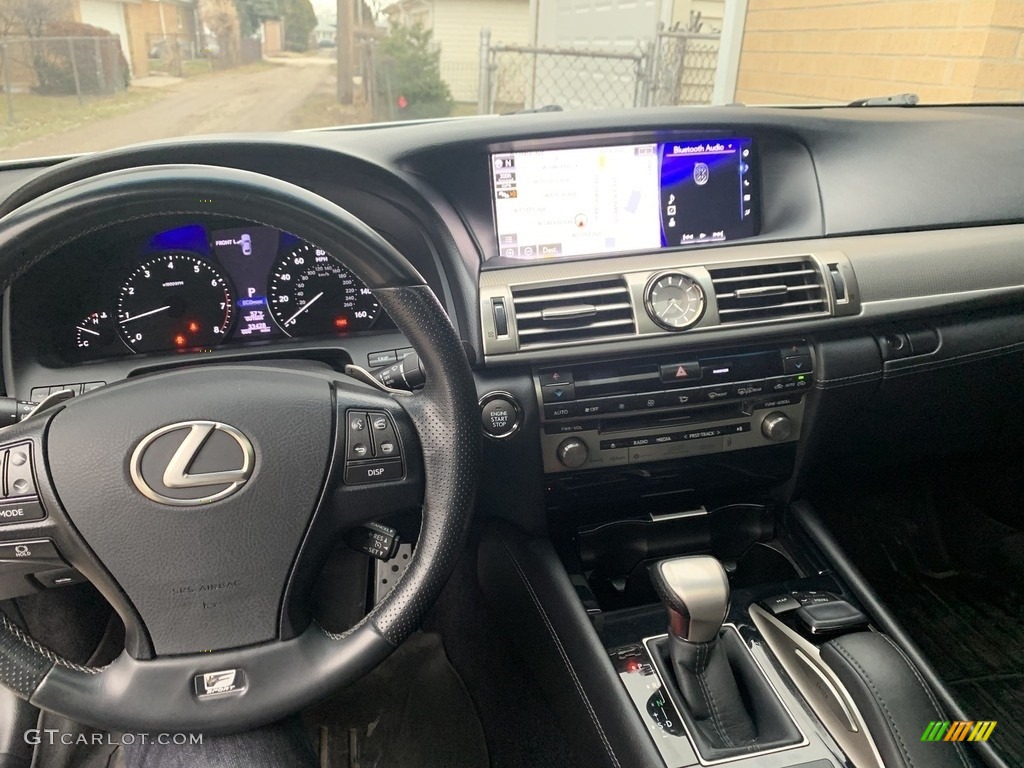 2016 Lexus LS 460 AWD F Sport Black Dashboard Photo #139419419