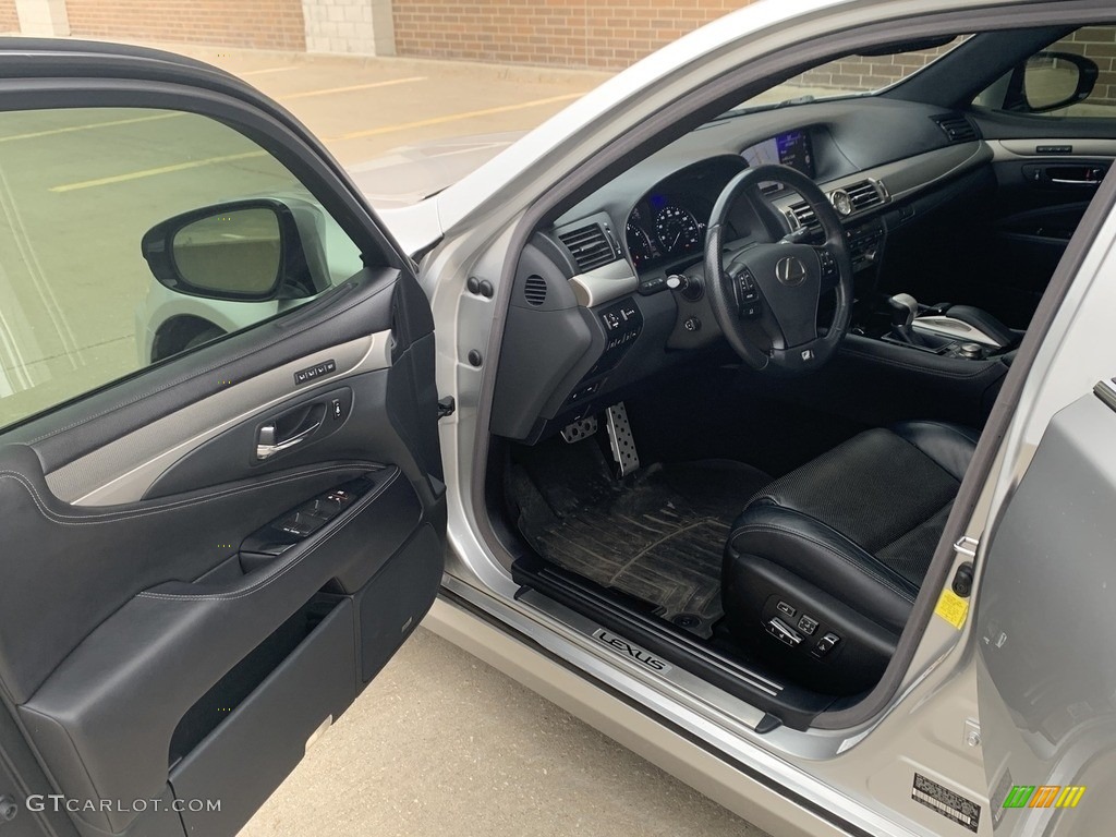 Black Interior 2016 Lexus LS 460 AWD F Sport Photo #139419437