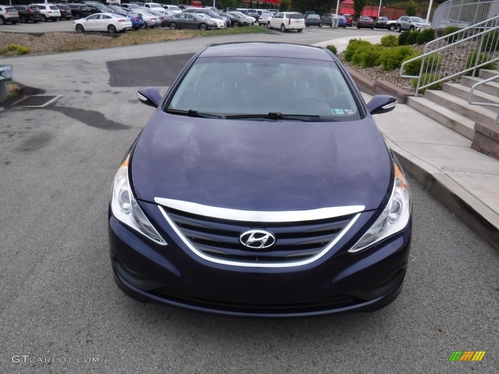 2014 Sonata GLS - Indigo Blue Pearl / Gray photo #9