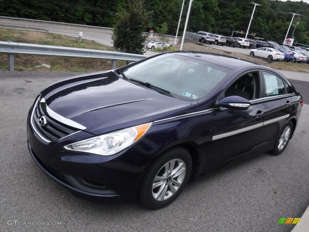 2014 Sonata GLS - Indigo Blue Pearl / Gray photo #10