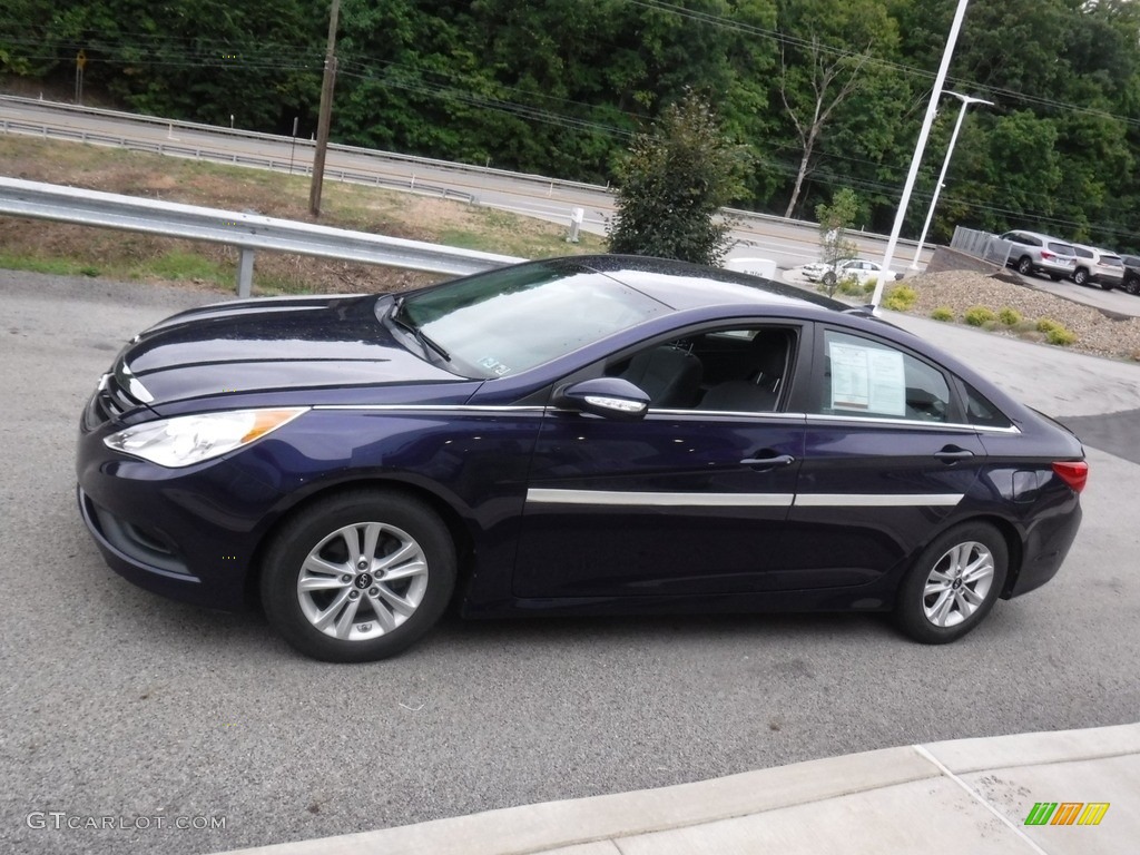 2014 Sonata GLS - Indigo Blue Pearl / Gray photo #11