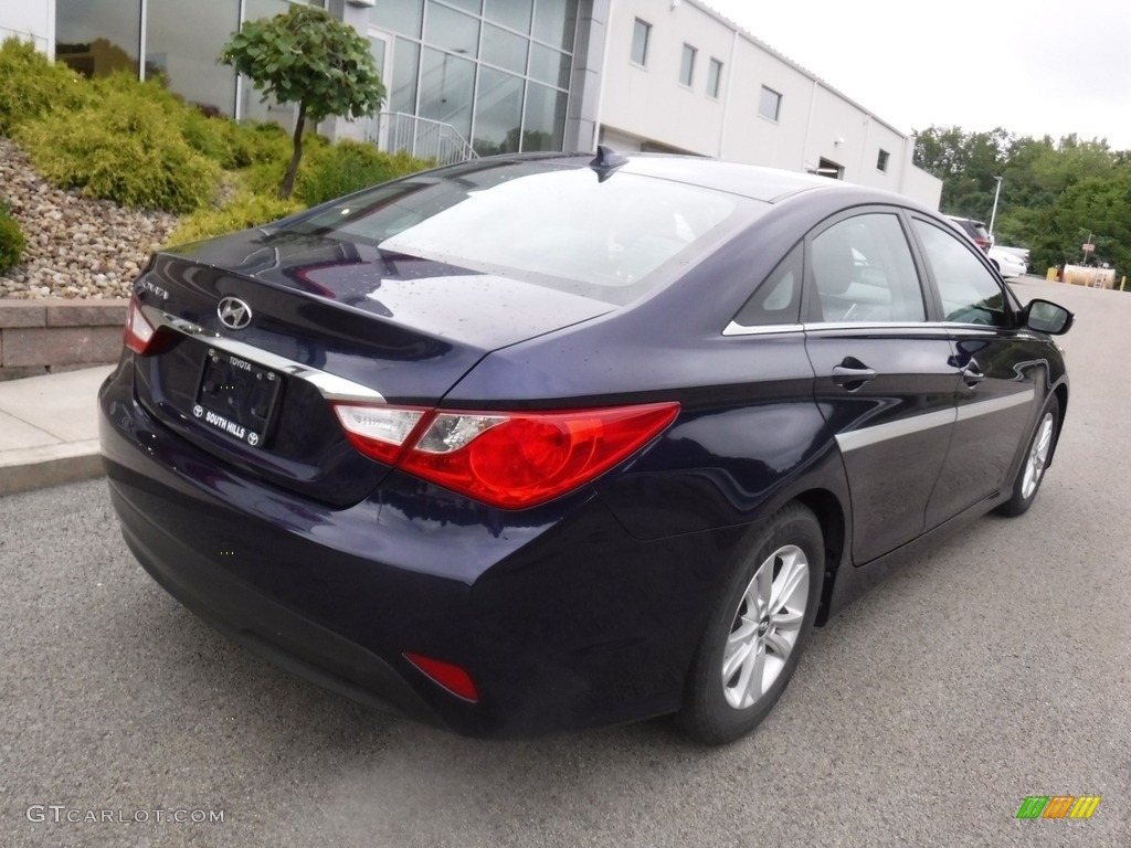 2014 Sonata GLS - Indigo Blue Pearl / Gray photo #14