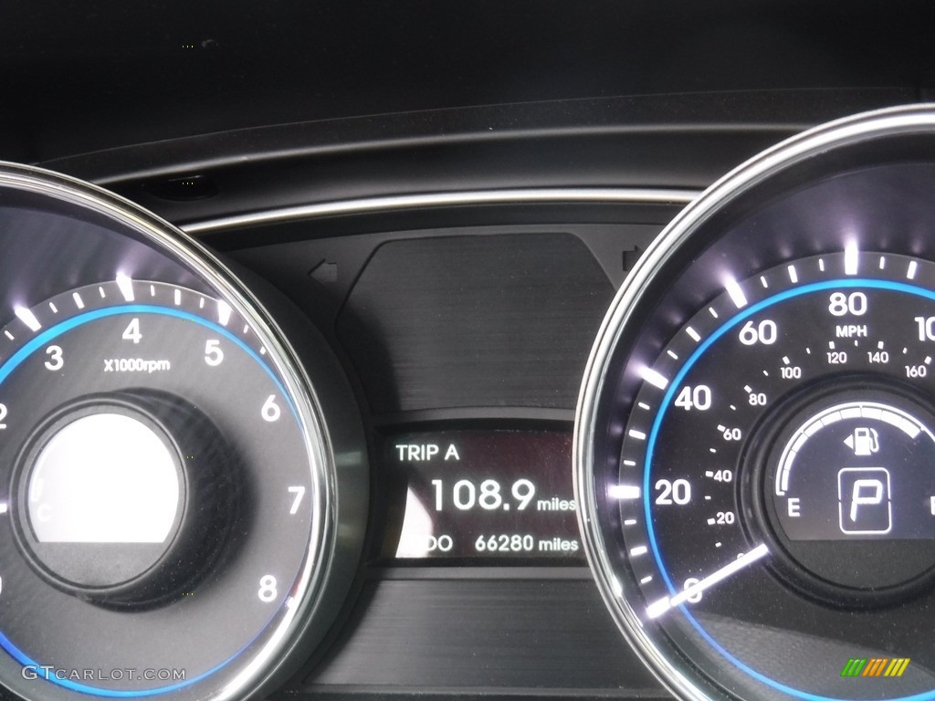 2014 Sonata GLS - Indigo Blue Pearl / Gray photo #28