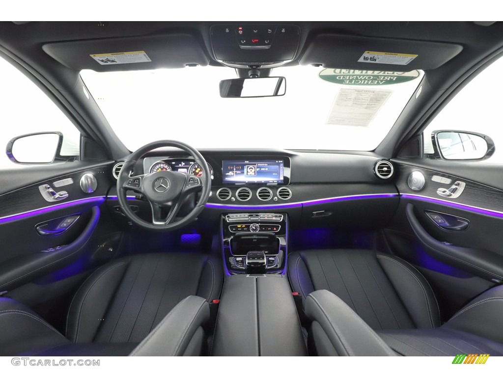 Black Interior 2017 Mercedes-Benz E 300 4Matic Sedan Photo #139420667