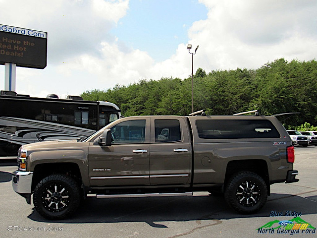 Brownstone Metallic 2015 Chevrolet Silverado 2500HD LTZ Double Cab 4x4 Exterior Photo #139421062
