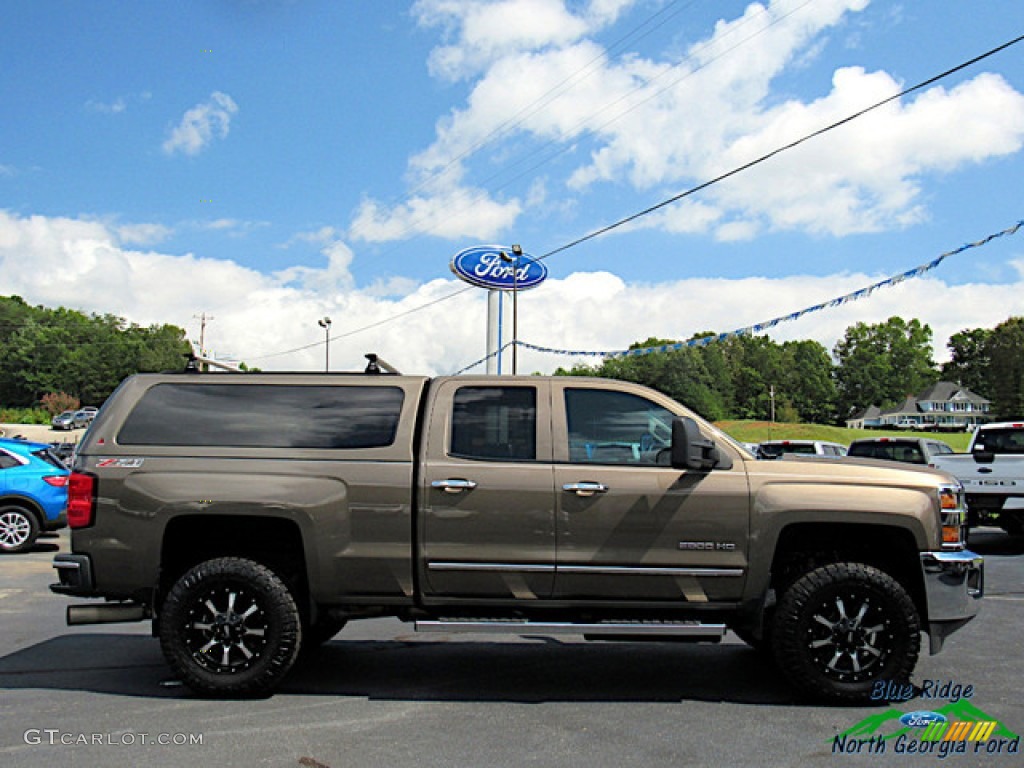 Brownstone Metallic 2015 Chevrolet Silverado 2500HD LTZ Double Cab 4x4 Exterior Photo #139421123