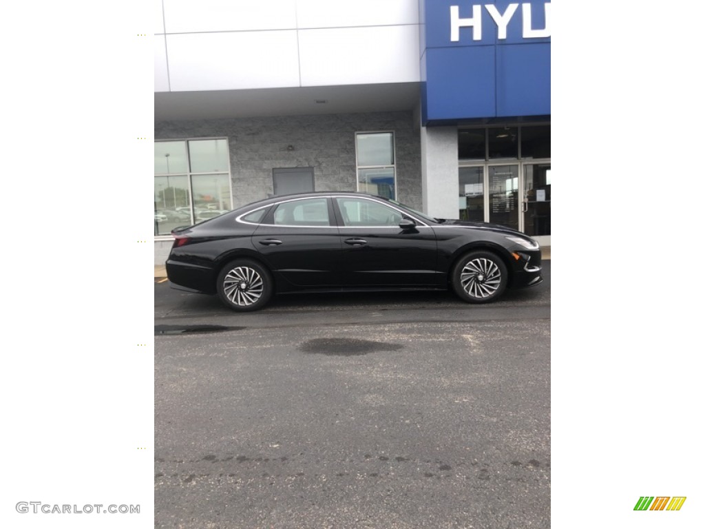 2020 Sonata Limited Hybrid - Phantom Black / Black photo #2