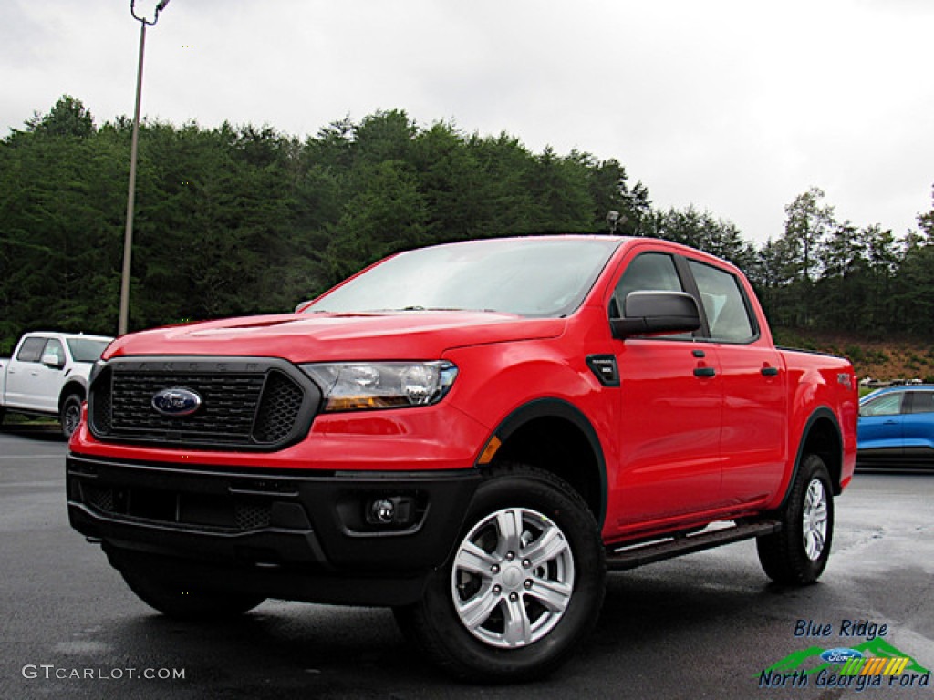 Race Red 2020 Ford Ranger STX SuperCrew 4x4 Exterior Photo #139421432