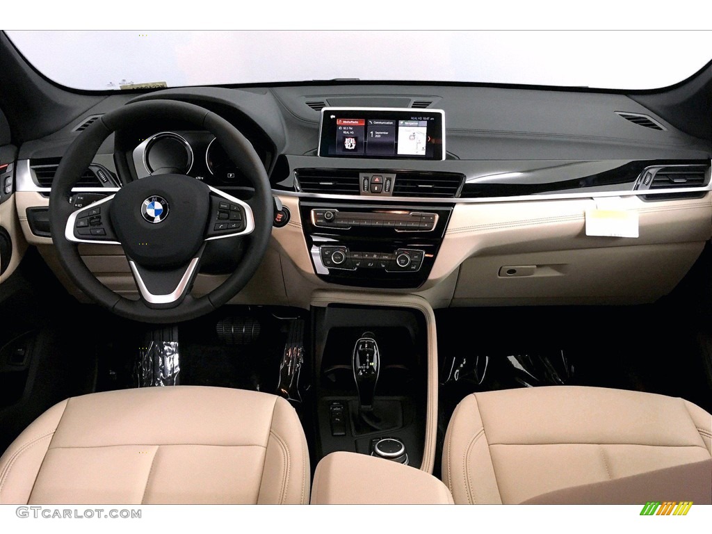 2021 BMW X1 sDrive28i Oyster Dashboard Photo #139423983
