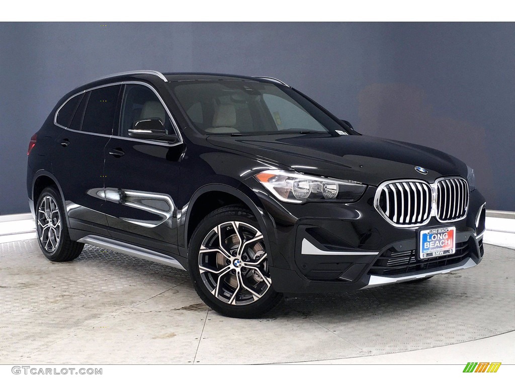 Jet Black 2021 BMW X1 sDrive28i Exterior Photo #139424382
